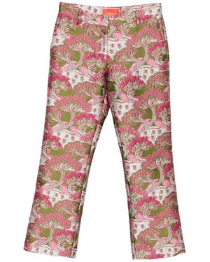 La DoubleJ Broeken ,Veelkleurig ,Polyester Polyester Zijde Polyamide Broek - Rood