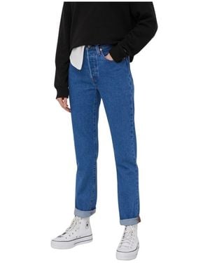 Levi's Jeans ,Blauw ,Denim Straight Jeans