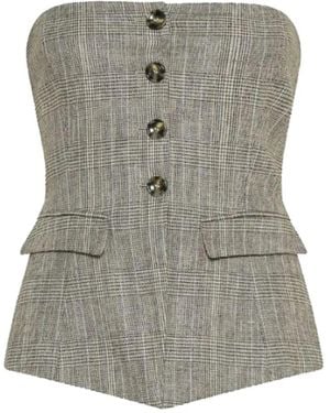 Marella Sleeveless Tops - Grigio