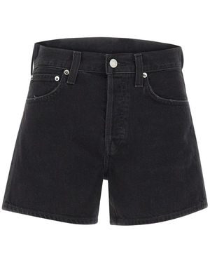 Agolde Denim Shorts - Black