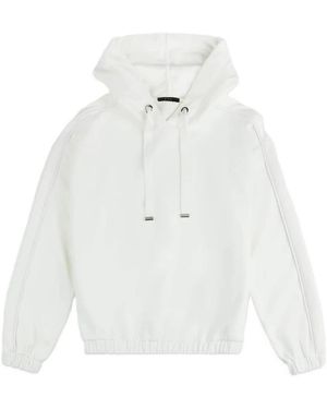Fay Jersey Kapuzenpullover - Weiß