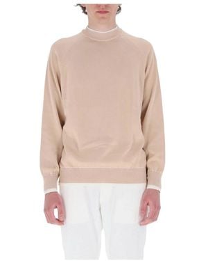 Eleventy Round-Neck Knitwear - Neutro