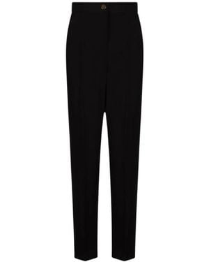 Marina Rinaldi Straight Trousers - Black