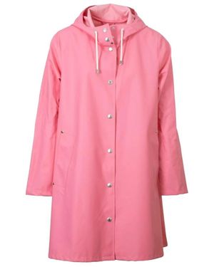 Stutterheim Chubasquero Ligero Rosa A-Linea, Mujer, Talla