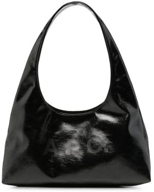 A.P.C. Baby Ninon Schultertasche - Schwarz