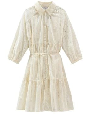 Woolrich Shirt Dresses - Natural