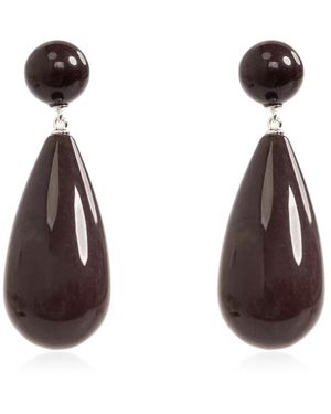 LIE STUDIO The Lola Earrings - Braun