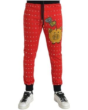 Dolce & Gabbana Joggers - Red
