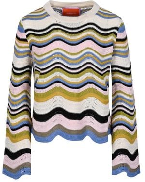 La DoubleJ Round-Neck Knitwear - Multicolor