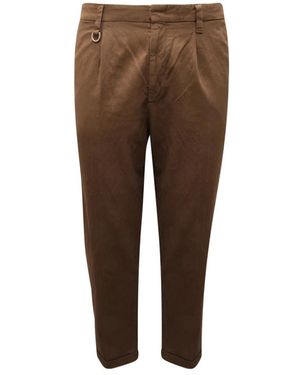 Paolo Pecora Slim-Fit Trousers - Brown