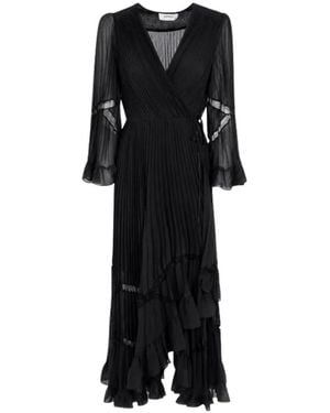 Twinset Maxi Kleider - Schwarz