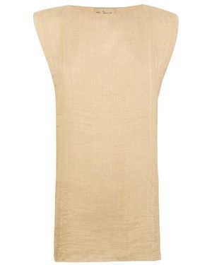 Cortana Sleeveless Tops - Natural