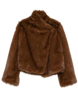 BB COUTURE Jassen ,Bruin ,Nepbont Nepbont Jas