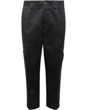 Stone Island Slim-Fit Trousers - Black