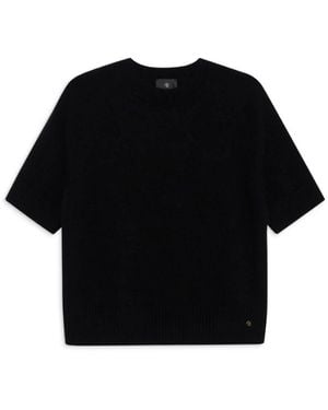 Anine Bing Kaschmir Schwarzer Pullover Jackson Stil