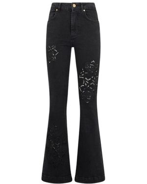 Roberto Cavalli Flared Jeans - Noir