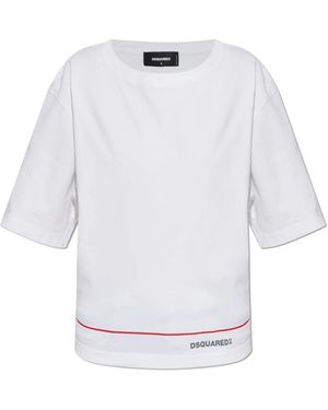 DSquared² Tops ,Wit ,T-Shirts
