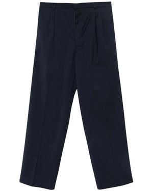 Amaranto Straight Trousers - Blue