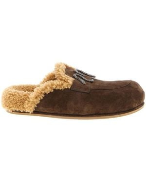 Rene Caovilla Slippers - Brown