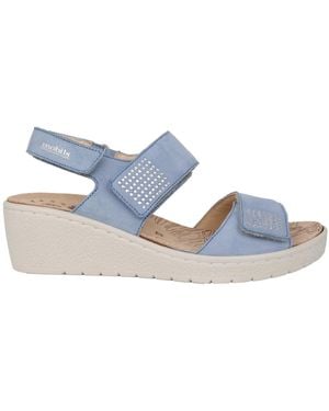 Mephisto Blaue Bequeme Damensandale