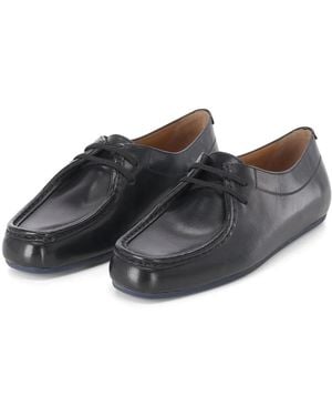 Jil Sander Laced Shoes - Black