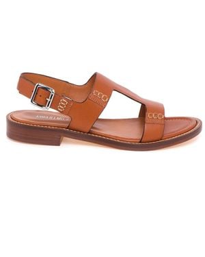 Guglielmo Rotta Flat Sandals - Marron