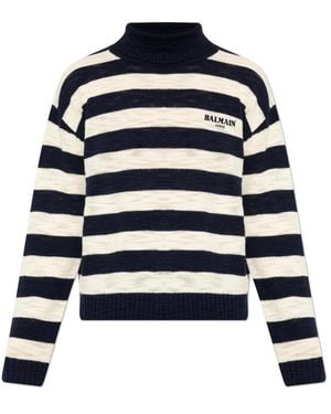 Balmain Turtlenecks - Blue