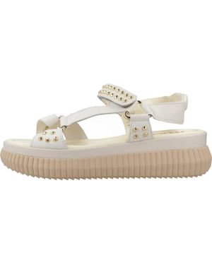Mjus Plateau sandalen - Mettallic