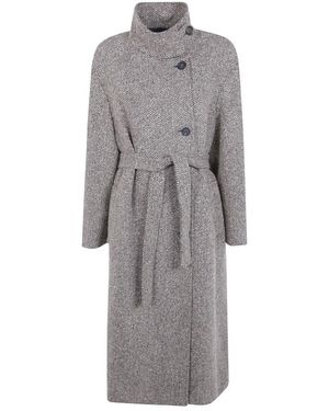 Brunello Cucinelli Jassen ,Grijs ,Belted Coats