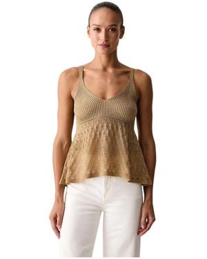 Twinset Sleeveless Tops - Marrón