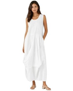 High Maxi Dresses - White
