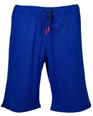 Kiton Fitness ,Blauw ,Katoen Upshort-47 Short Pants