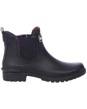 Barbour Schwarze Stiefel Für Männer - Blau