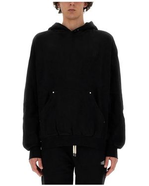 MOUTY Texas Logo-Stickerei Hoodie - Schwarz