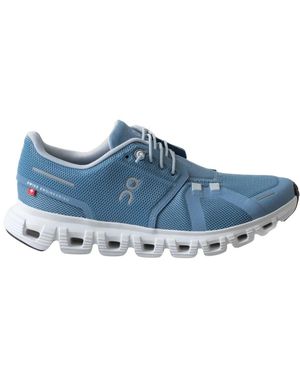 On Shoes Leichte Cloud 6 Chambray Sneakers - Blau