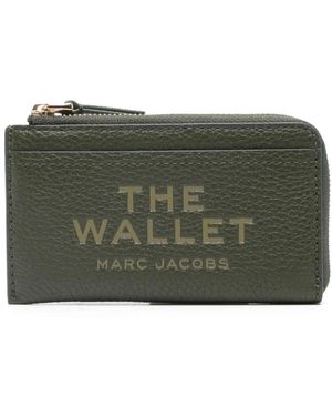 Marc Jacobs Portafoglio verde multi top con logo