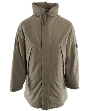C.P. Company Jassen ,Polyester Pro-Tek Hooded Padded Jacket - Groen