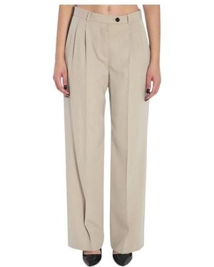 The Row Wide Trousers - Neutro