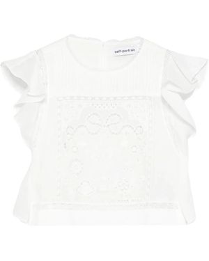 Self-Portrait Tops ,Wit ,Sleeveless Tops