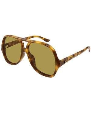 Chloé Judy Aviator Zonnebril - Geel