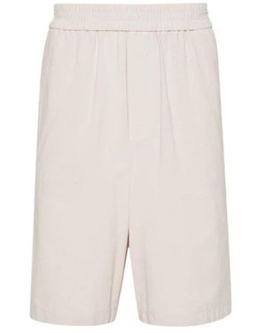 Ami Paris Long Shorts - Blanc