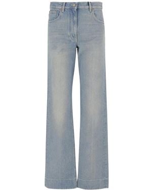 Valentino Jeans Mit Geradem Bein Und Reißverschluss - Blau