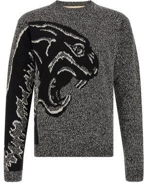 Valentino Garavani Round-Neck Knitwear - Grey