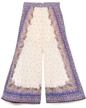 Zimmermann Wide Trousers - Viola