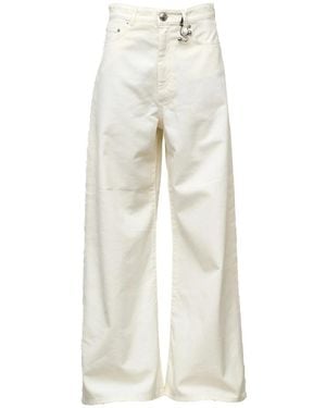 Sportmax Wide Trousers - Neutro