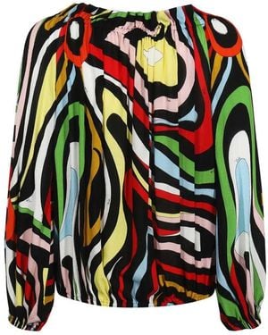 Emilio Pucci Blouses - Black
