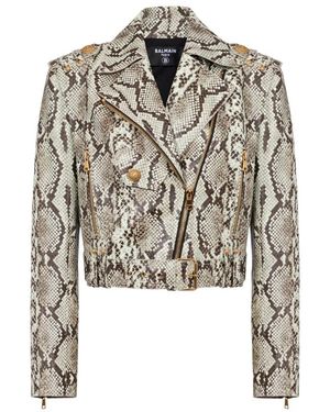 Balmain Leather Jackets - Bruin