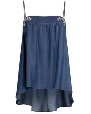 Liu Jo Tops ,Blauw ,Midi Kleedjes