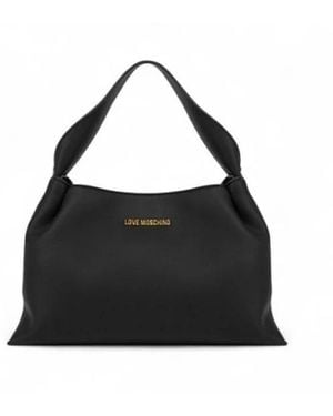 Love Moschino Verzierte Schultertasche - Schwarz