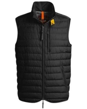 Parajumpers Jassen ,Zwart ,Polyester Gewatteerd Mouwloos Jack